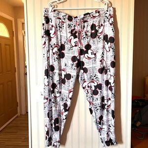 Disney Women’s Mickey Mouse Sleep Joggers  2x